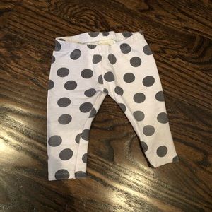 Zara polkadot leggings 6-9months